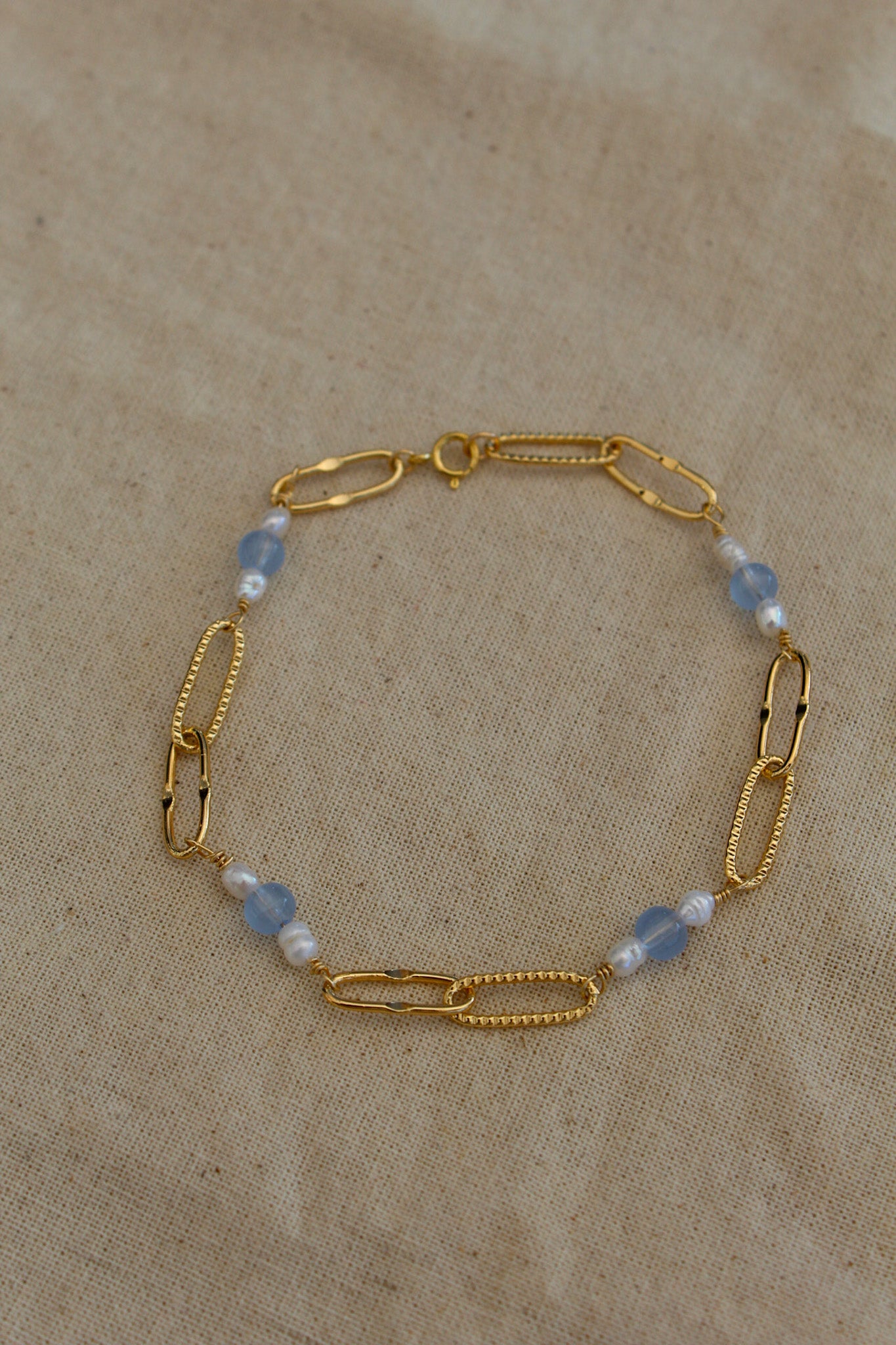 Perfect Paperclip Frosty Gems Bracelet