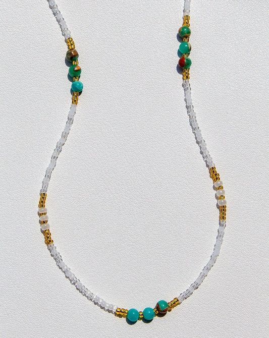 Turquoise Beaded Necklace